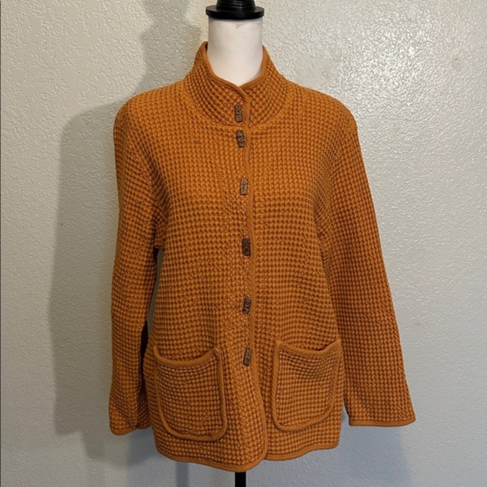 BY J.J Cotton Waffle Jacket GUC S